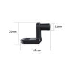 A compact, durable Chigee CG2 expansion bracket for motorcycles, designed for M8-M10 mirror holes, mounted with phone and GPS accessories.
