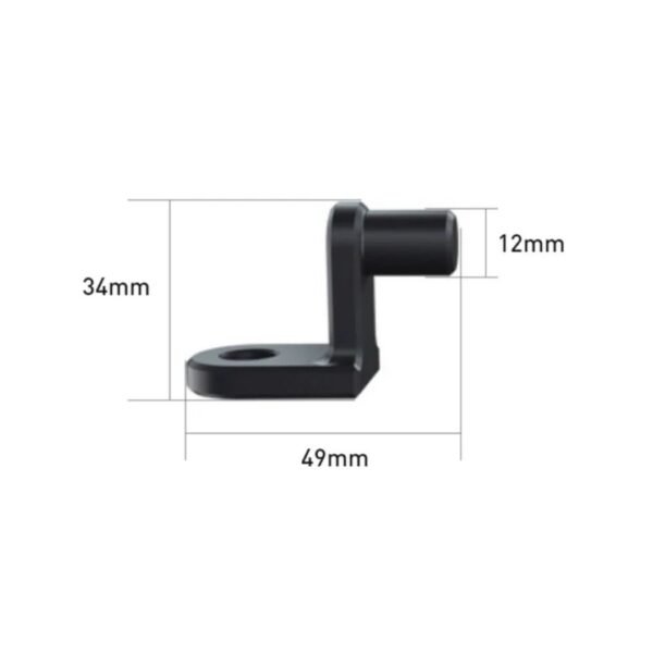 A compact, durable Chigee CG2 expansion bracket for motorcycles, designed for M8-M10 mirror holes, mounted with phone and GPS accessories.