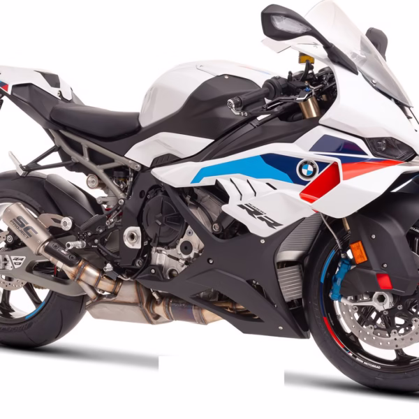 SC Project CR-T Titanium Exhaust with stoneguard Grid for S 1000 RR 2019-2025