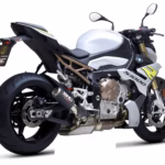 SC Project CR-T Exhaust Carbon Fibre with stoneguard Grid for BMW S 1000 R 2021-2024