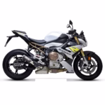 SC Project CR-T Exhaust Carbon Fibre with stoneguard Grid for BMW S 1000 R 2021-2024 - Image 2