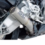SC project Cr-t exhaust Titanium with stoneguard grid for BMW S 1000 RR 2015-2016 - Image 2