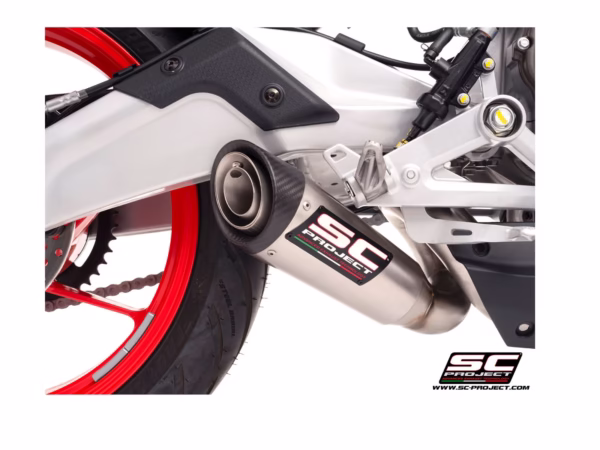 SC Project S1 ExhaUST 2-1 Stainless Steel full exhaust system for Aprilia RS 457 2024-2025