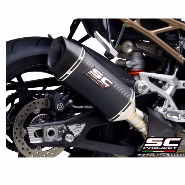SC Project SC1-S Exhaust Carbon Fibre for BMW S 1000 R 2021-2024